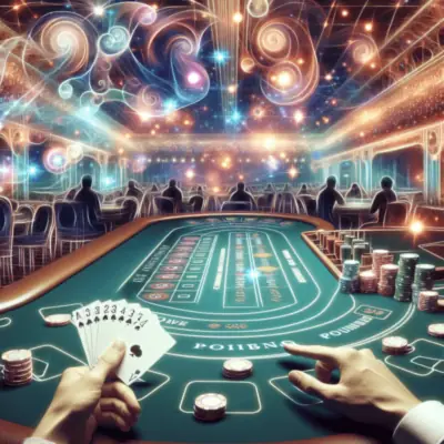 Online Blackjack card game background