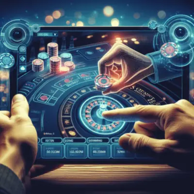 Live-Baccarat gameplay interface
