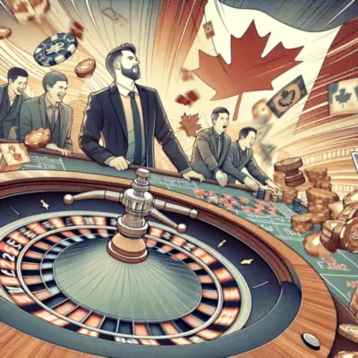 Classic roulette wheel featuring digital enhancements