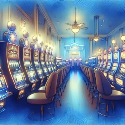 Retro styled classic slot machine online interface