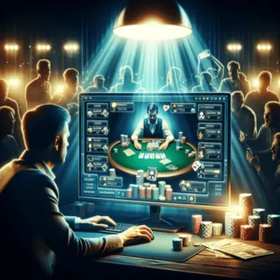 Texas Holdem Poker Table Interface 2024